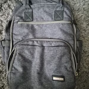 Chic Iniuniu Gray Diaper Bag Backpack